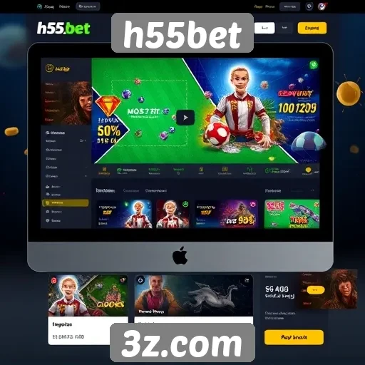 Interface do usuário e experiência no h55bet